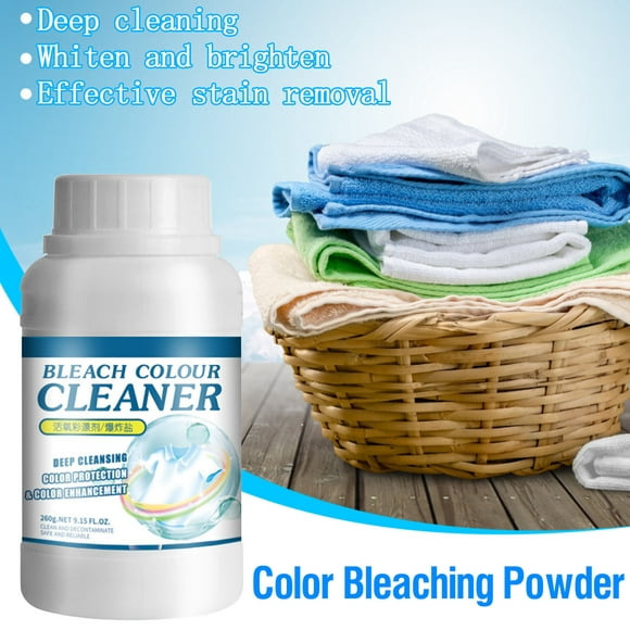yievot Color Bleaching Powder To Removing Stains And Yellow Laundry Laundry Whitening Bleached Clothes