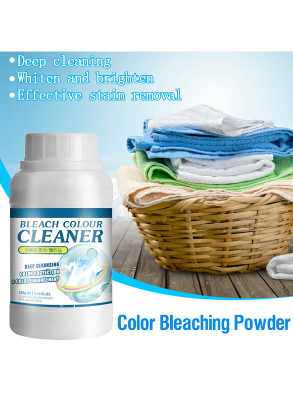 Lmueinov Holiday sales Color Bleaching Powder To Removing Stains And Yellow Laundry Laundry Whitening Bleached Clothes Clearance