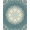 Teal Ivory, Pattern 1, variant on ODIKA Border Fading Gradient Vintage Paisley Interlocking Ombre Boho Scrolled Playful Easy Care Kids Safe for Small Living Room, Playroom, Bedroom