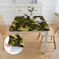 thumbnail image 2 of Acheng Camouflage Print Black and Yellow Design Black and White Design Square Table Cloth 100% Polyester Fiber 40*40, 2 of 8