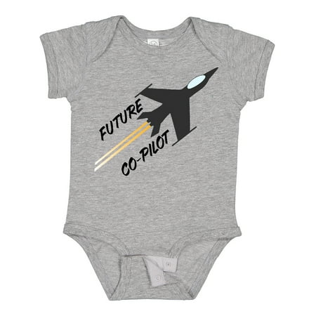 

Inktastic Future Co-Pilot Jet in Flight Gift Baby Boy or Baby Girl Bodysuit