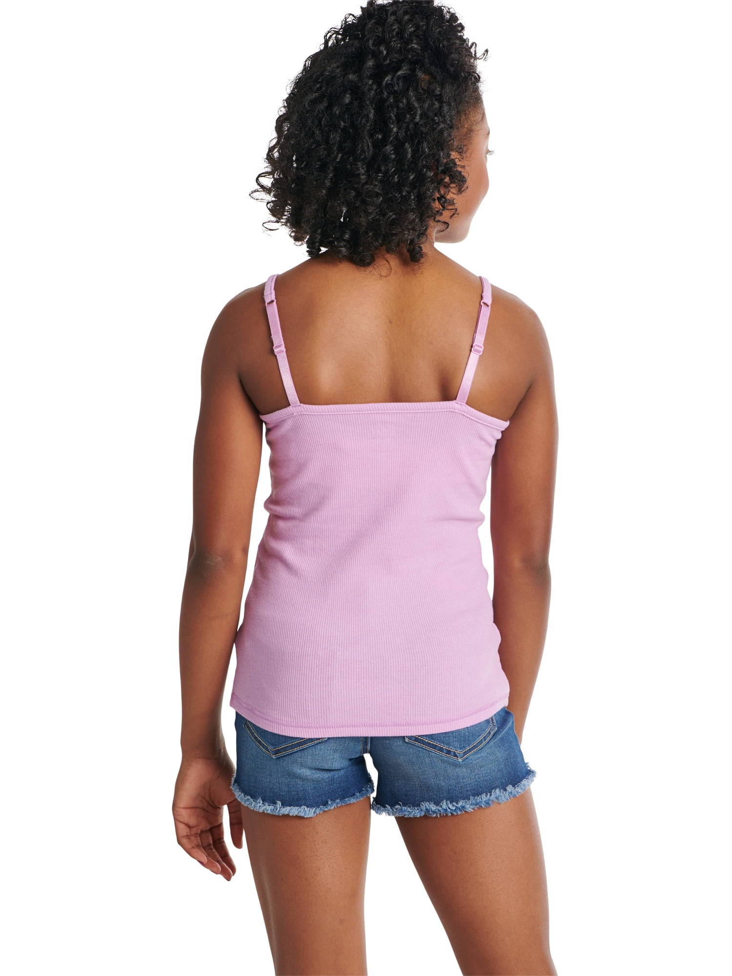 Justice Girls Lace Trim Solid Cami, 3-Pack, Sizes XS(5/6)-XXL(16/18 Plus) -  Walmart.com