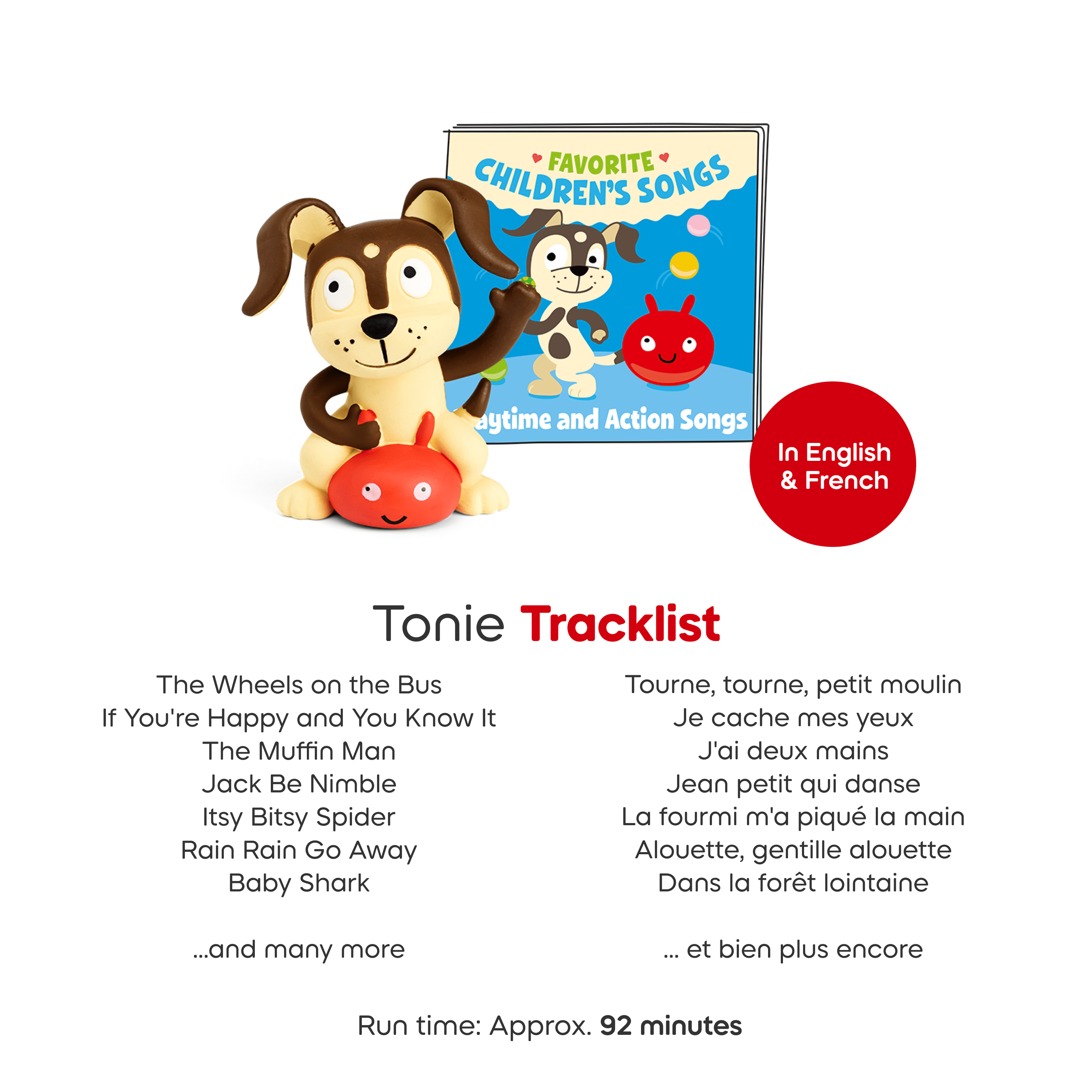 tonies – Mon premier coffret Playtime Puppy pour la Toniebox 2 – Rose nuage (bilingue anglais et français)