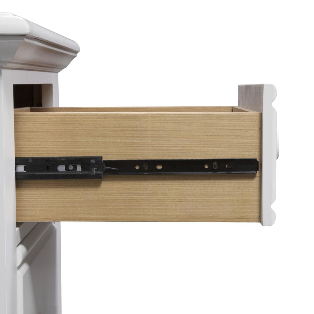 Summer House White 2 Drawer Night Stand