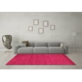 thumbnail image 3 of Ahgly Company Indoor Round Abstract Pink Contemporary Area Rugs, 3' Round, 3 of 4