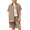 Khaki, variant on Arshiner Boys Summer Beach Outfits 2 Piece Casual Button Down Shirt and Shorts Set Vacation Texture Sets