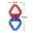 thumbnail image 5 of Micro Rotator Safety Rotational Device Hanging Accessory for Rock Climbing, Hanging Hammock, Web Tree Swing, Aerial Dance, Children's Swing Spinner Hanger,Red & Blue, 5 of 8