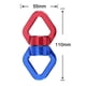 thumbnail image 5 of Conector giratorio de cuerda giratoria Almacenamiento sellado Hamaca de montañero de rescate para hamacas de escalada y columpios Xemadio 221362-1, 5 of 9