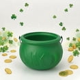 thumbnail image 2 of PMU St. Patrick's Day - 6in Green Blow Mold Plastic Candy Holder Party Accessory Pkg/2, 2 of 7