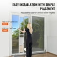 thumbnail image 5 of Adjustable Pet Door for Sliding Glass Doors, Fits Opening Heights 75-7/8" - 80-11/16", Easy Install with Security Lock, 5 of 7