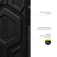 thumbnail image 6 of UAG iPhone 16 Case 6.1" Monarch Pro - Compatible with MagSafe Charging Rugged Heavy Duty Shockproof Anti-Slip Military Grade Protective Cover, Kevlar Black, 6 of 9