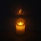 thumbnail image 2 of Velas Sin Llama De Aire Velas Led Velas En Forma De Onda De Lágrima Velas Que Funcionan Con Pilas Vela Led De Pilar Con Temporizador Control Remoto De 10 Teclas Para Decoraciones De Bodas Eigraketly HA015282-00, 2 of 6