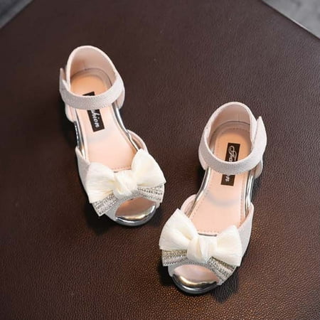 

Bnwani Eccor Shoes Princess Shoes Girl Sandals Baby Girls Soft-Soled Sandals Beige Size 18-24 M