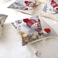 thumbnail image 5 of CIYISON Simple 45x45cm Smile Snowman Pillow Cover Christmas Backrest Cushion for Case Cushion Cover Pillowcase for Male Female, 5 of 11