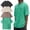 Black+beige+coffee+brightgreen, variant on 4 Pack Oversized T-Shirts for Men Wash T-Shirts Summer Vintage Heavyweight Shirt Cotton Tees
