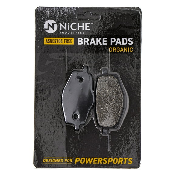Niche Front Brake Pad Set for Yamaha XT225 Organic Motorcycle 519-KPA2561D