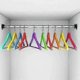 thumbnail image 2 of 4 Pcs Stainless Steel Rod Support For Curtain Rod Holders For Wardrobe Pillar Wall Rail Clothes Support For Wardrobe Closet (black), 2 of 5