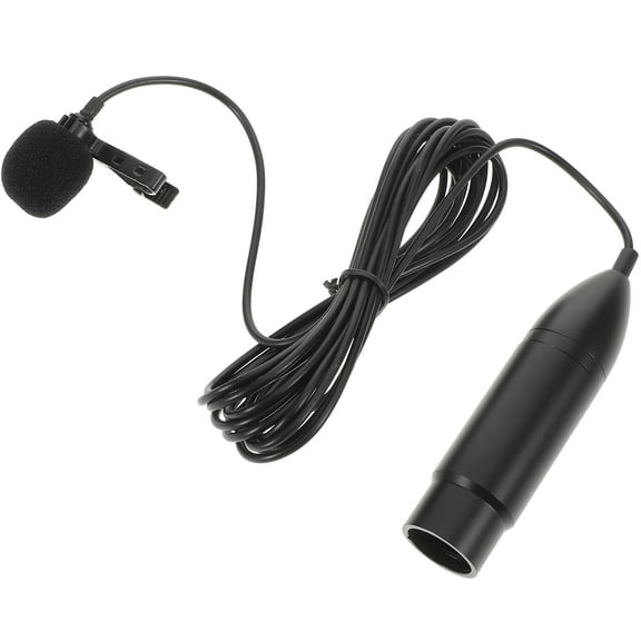 Lavalier Microphone Lapel Clip Wearable Lavalier Microphone 48v Xlr Three-pin Lapel Mic