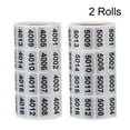 thumbnail image 3 of 4001 to 5000, 5001 to 6000 Consecutive Number Stickers Inventory Label Black Numbers, Total 2000pcs, 3 of 6