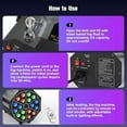 thumbnail image 6 of Fog Smoke Machine with 18 RGB LED Lights, 300ml Tank, Fast Warm-Up, Multiple Effects, 500W, for Halloween, Parties, DJ Stage, Weddings Indoor Outdoor$$Sound & Recording, 6 of 8