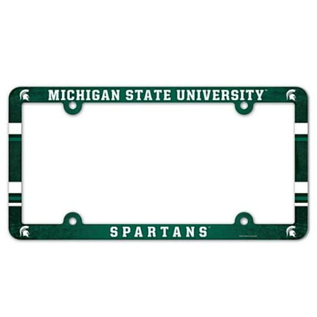 - American Logo Products Michigan State Spartans License Plate Frame