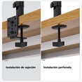 thumbnail image 3 of Soporte Doble Monitor VDDGRER Negro Ajustable para Pantallas hasta 27 Pulgadas 10kg, 3 of 7