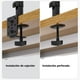 thumbnail image 3 of Soporte Doble Monitor VDDGRER Negro Ajustable para Pantallas hasta 27 Pulgadas 10kg, 3 of 7