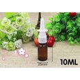 thumbnail image 4 of 6 Botellas Nasales De Vidrio De 10 Ml/0,34 Oz - Atomizadores De Niebla Fina Recargables Vacíos Portátiles Viales De Contenedor De Almacenamiento De Perfume De Maquillaje Cosmético (Transparente), 4 of 5