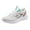 White, variant on NOKIO Women Running Shoes Athletic Tennis Sneakers Lace Up Mesh Lightweight Breathable Walking Workout Jogging Gym Non Slip Mesh Outdoor Women Shoes Soft Sole Sport Shoes