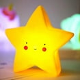 thumbnail image 3 of AAOMASSR Cartoon Creative Night Light Doll Bedroom Decoration, Cute Fun Modeling (Big Yellow Star + Blue Cloud + Dragon Baby), 3 of 7