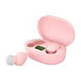 thumbnail image 2 of Auriculares inalámbricos Bluetooth con estuche de carga y micrófono para trabajar en color rosa, 2 of 8