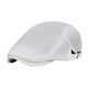 thumbnail image 2 of Gorra plana de malla jinwen para hombre, sombrero de pintor, sombrero deportivo, ajustable, blanco, 2 of 8