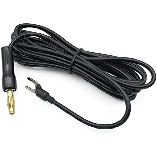 Turntable Custom Ground Wire Plug Plated 5.9 Feet Long for Technics Sl