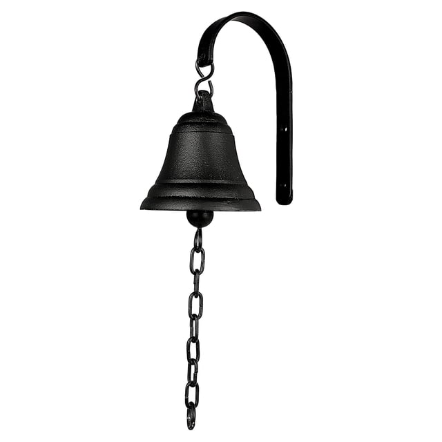 Campana Deconoor de hierro fundido vintage con asa de cadena