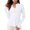White, variant on ZUKMRJPC Long Sleeve Workout Tops for Women Half Zip Quick Dry Sun Protection Athletic Shirts Casual Lightweight Running Hiking Tops
