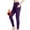 Purple, variant on Ruimatai Fleece Lined Leggings for Women with Side Pockets, Winter Thick Warm High Waisted Shaping Training Comfy Yoga Pants