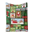 thumbnail image 2 of Neoyler Christmas Flannel Blanket Reindeer Snowflake Soft Cozy Throw for Couch and Bedroom Holiday Gift Suit for Women Warm Plush Nap Blanket Easy Care 39.4x29.5in Multicolor, 2 of 6