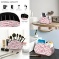 thumbnail image 6 of ZIATUBLES Peach Blossom Butterfly Print 5 PCS Office Home Chair Decor Bundle Includes Chair Cover with Armrest Slipcovers, Remote Control Holder and Tissue Box Organizer, L, 6 of 7