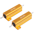 thumbnail image 2 of 4 Pcs Résistances Électroniques en Aluminium 5 % 8 Ohms 50W, 4 x Résistances en Aluminium, Or, 2 of 5