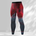 thumbnail image 1 of IWRICH Men's Gym Compression Pants Running Tights Yoga Leggings for Athletic Workout 02-Red M, 1 of 3