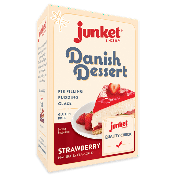 Junket Danish Dessert Strawberry, 4.75 Ounce