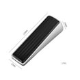 thumbnail image 4 of Juego de 3 cuñas para puerta de cromo pulido, mango de goma sólida antideslizante resistente con superficie antirrayas, amortiguador ideal para asegurar cualquier puerta interior de su, 4 of 5