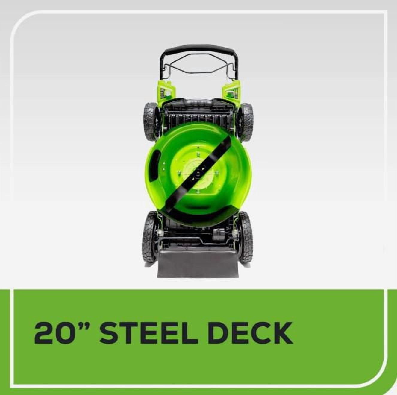 Tondeuse autotractée Greenworks, 40 V, 20 po (Batterie 5,0 Ah)