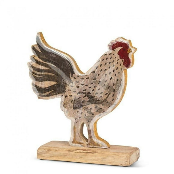 Glossy Rooster Figurine