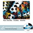 thumbnail image 2 of Football Polyester Non-Slip Machine Washable Floor Rug, for Office, Chair Rugs Included, 2 of 6