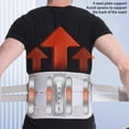 thumbnail image 4 of Lumbar Support Belt Back Spine Support Belt for Simple Self-Heating Posture Corrector Lightweight Waist Band Decompression Brace L, 4 of 9