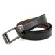 thumbnail image 2 of Belt for men -Black-Mens Leather Belt 115cm for Dress and Casual - Micro Adjustable Belt Fit Everywhere, 2 of 3