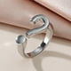 thumbnail image 5 of Anillos para mujer, regalos para mujer, anillo de joyería de moda ajustable con apertura de signo de interrogación abierto para mujer, 5 of 5