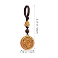 thumbnail image 2 of OUNONA 2pcs Vintage Chinese Style Keychain Pendants Key Ring Pendants Handbag Backpack Metal Blessing Charms Hanging Adornments, 2 of 7