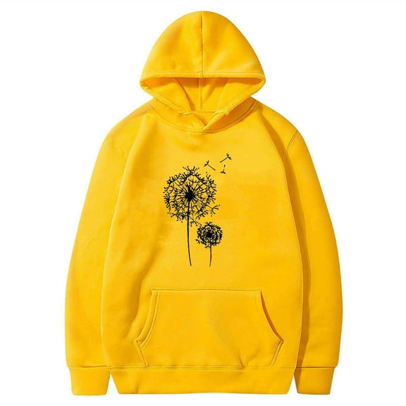 Diufon Womens Hoodies Tops Long Sleeve Sweatshirts Fall Casual Printed Pullover Tops with Pockets